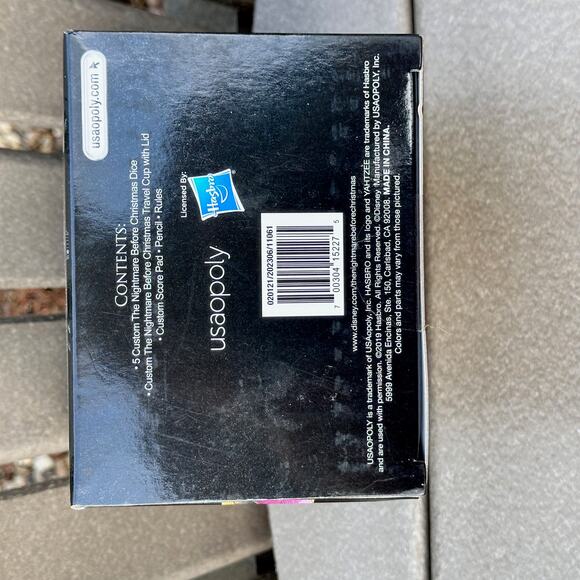 YAHTZEE The Nightmare Before Christmas Edition Dice Game Brand New Halloween - Picture 3 of 10